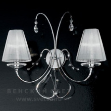 Бра 392/2A White IDL Италия  60W 47 см Хром Emma
