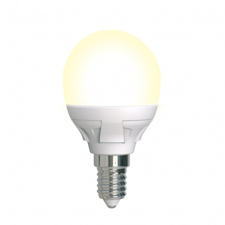 Лампочка светодиодная  LED-G45 7W/3000K/E14/FR/DIM PLP01WH картон фото 1