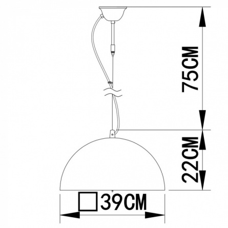 Подвесной светильник Rome A4175SP-1BK фото 2