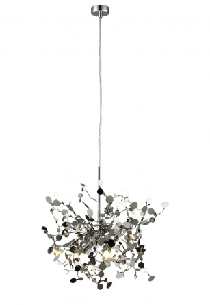 Светильник подвесной Crystal Lux GARDEN SP3 D400 CHROME фото 2