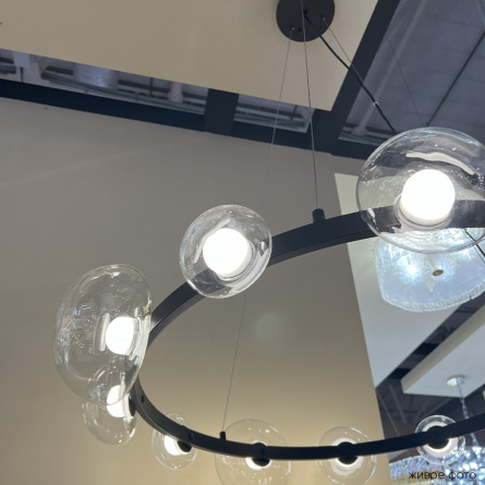 Бра Crystal Lux BOSQUE AP1 BLACK/TRANSPARENT фото 11