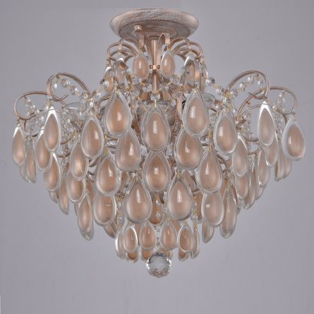 Светильник потолочный Crystal Lux SEVILIA PL4 GOLD фото 1